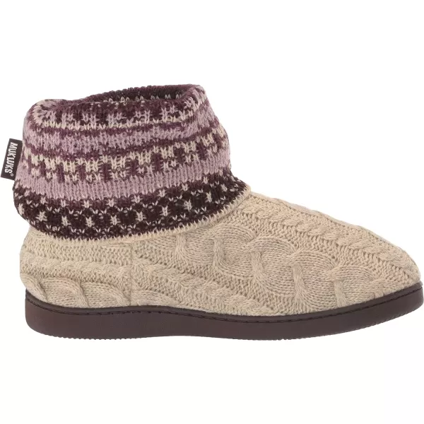 MUK LUKS Womens Rochelle SlippersOatmeal