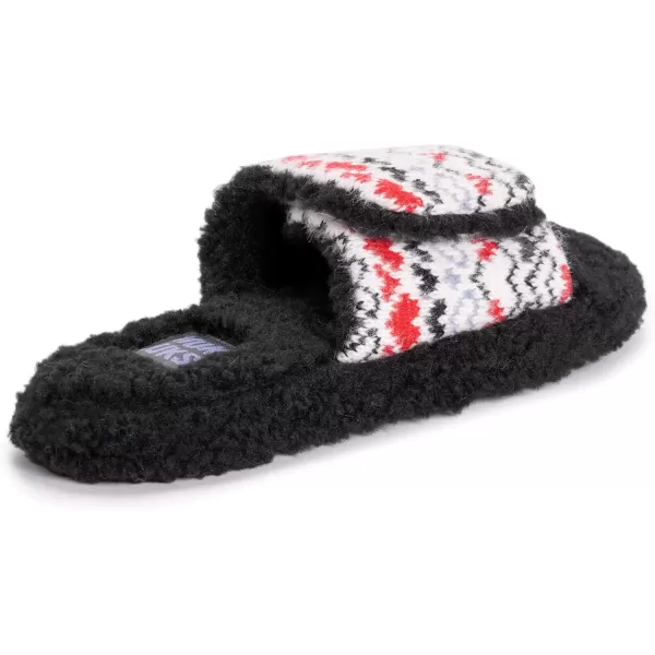 MUK LUKS Womens Romye Slide SlipperEbony