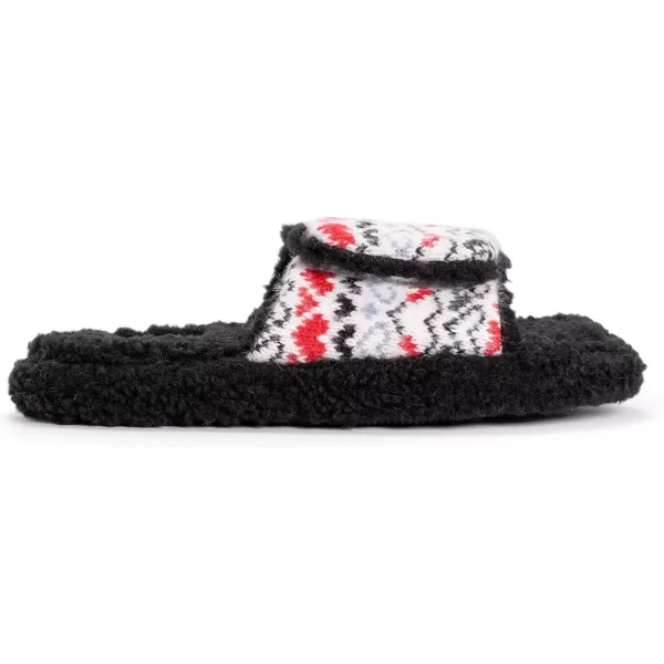 MUK LUKS Womens Romye Slide SlipperEbony