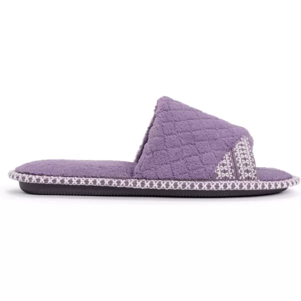 MUK LUKS Womens Sally Micro Chenille SlipperLilac