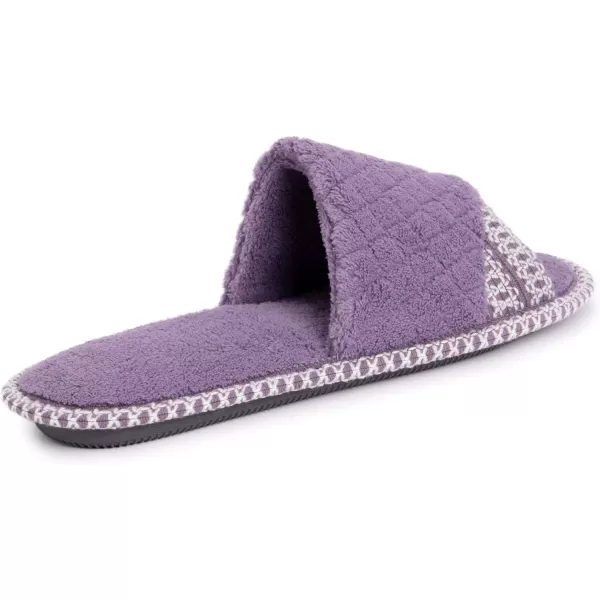 MUK LUKS Womens Sally Micro Chenille SlipperLilac