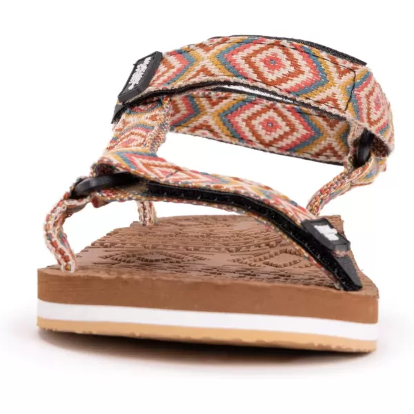 MUK LUKS Womens Sand Bar SandalIvoryIvory