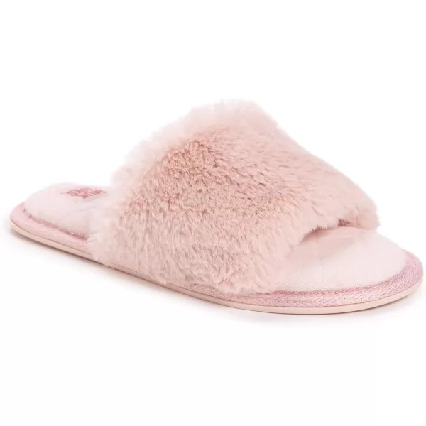 MUK LUKS Womens Sariah Slide SlipperSnow WhiteBlush