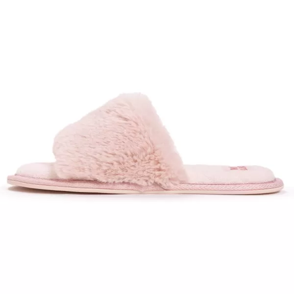 MUK LUKS Womens Sariah Slide SlipperSnow WhiteBlush