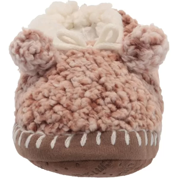 MUK LUKS Womens Sherpa Ballerina SlipperBrown