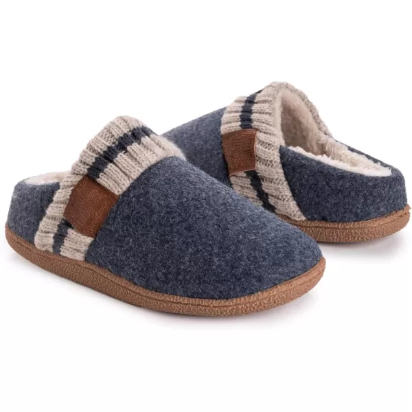 MUK LUKS Womens Slip on SlipperBlue Heather