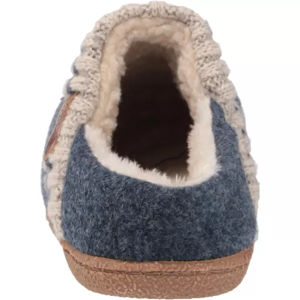 MUK LUKS Womens Slip on SlipperBlue Heather