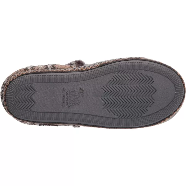 MUK LUKS Womens Slip on SlipperDark Grey