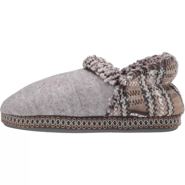 MUK LUKS Womens Slip on SlipperDark Grey