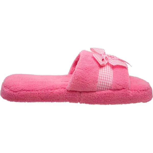 MUK LUKS Womens Soft Ones Micro Chenille OpenToe ScuffPink