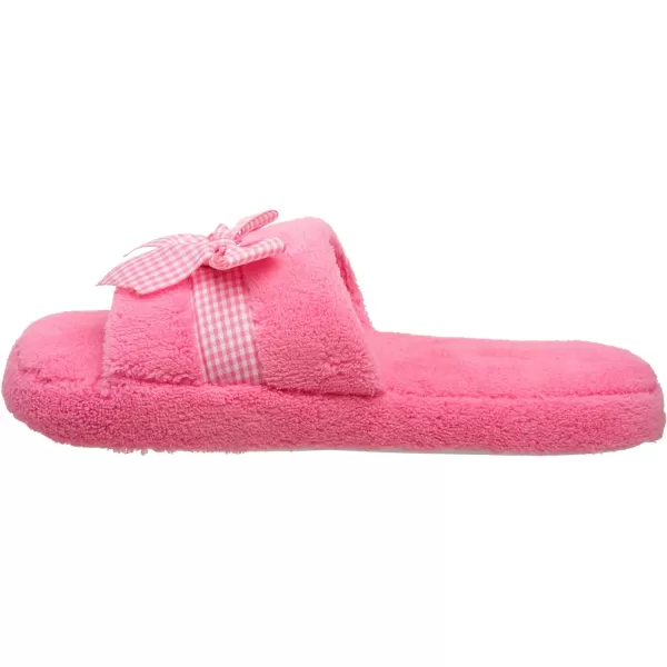 MUK LUKS Womens Soft Ones Micro Chenille OpenToe ScuffPink