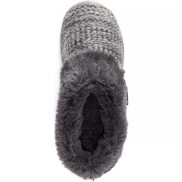 MUK LUKS Womens Suzanne Clog SlippersCharcoal