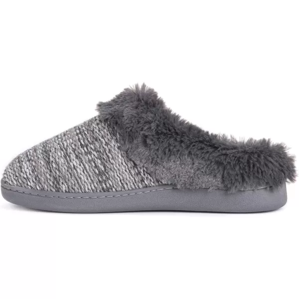 MUK LUKS Womens Suzanne Clog SlippersCharcoal