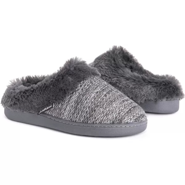 MUK LUKS Womens Suzanne Clog SlippersCharcoal