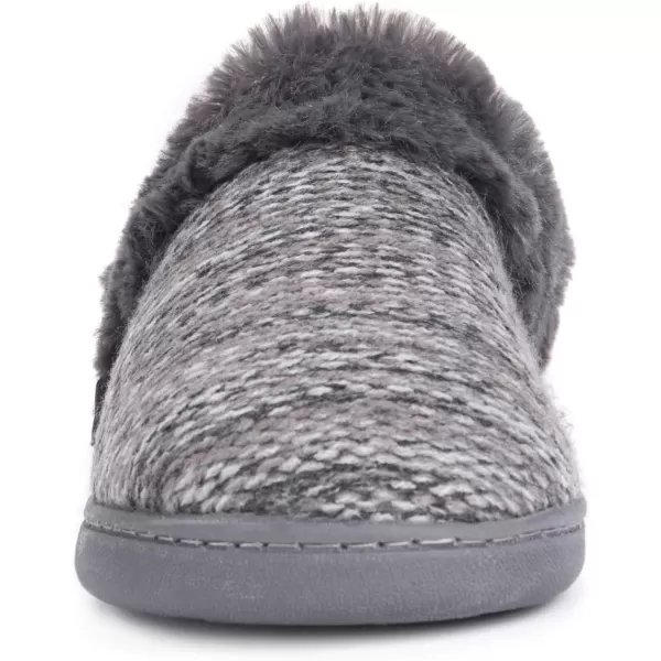 MUK LUKS Womens Suzanne Clog SlippersCharcoal