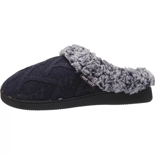 MUK LUKS Womens Suzanne Clog SlippersDark Sapphire