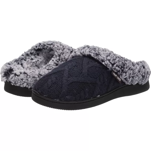 MUK LUKS Womens Suzanne Clog SlippersDark Sapphire