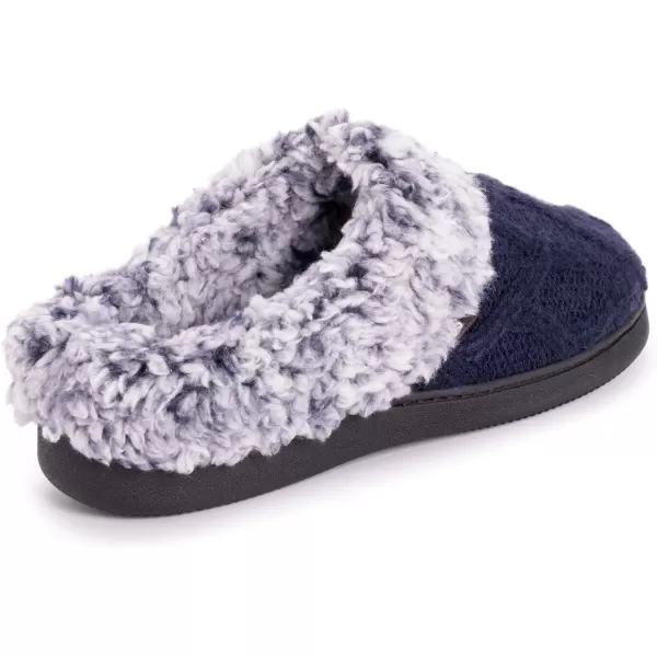 MUK LUKS Womens Suzanne Clog SlippersDark Sapphire