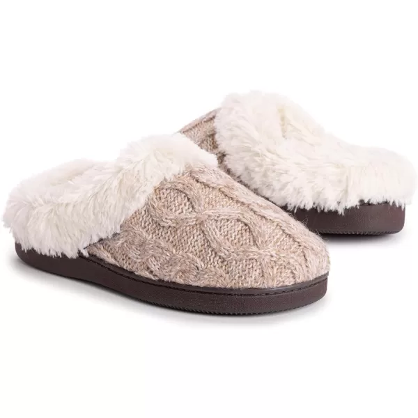 MUK LUKS Womens Suzanne Clog SlippersFairy DustIvory