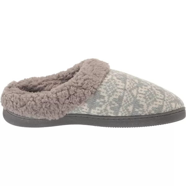 MUK LUKS Womens Suzanne Clog SlippersGreyCinder