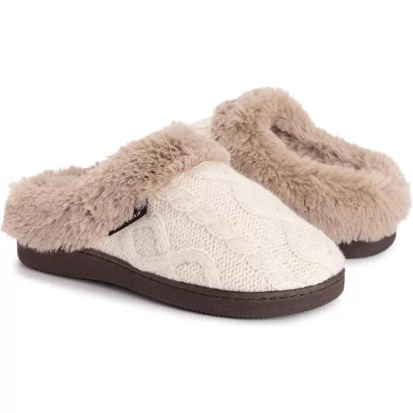 MUK LUKS Womens Suzanne Clog SlippersIvory