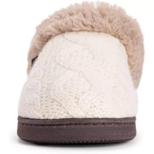 MUK LUKS Womens Suzanne Clog SlippersIvory