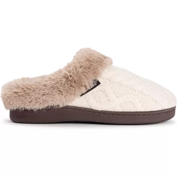 MUK LUKS Womens Suzanne Clog SlippersIvory