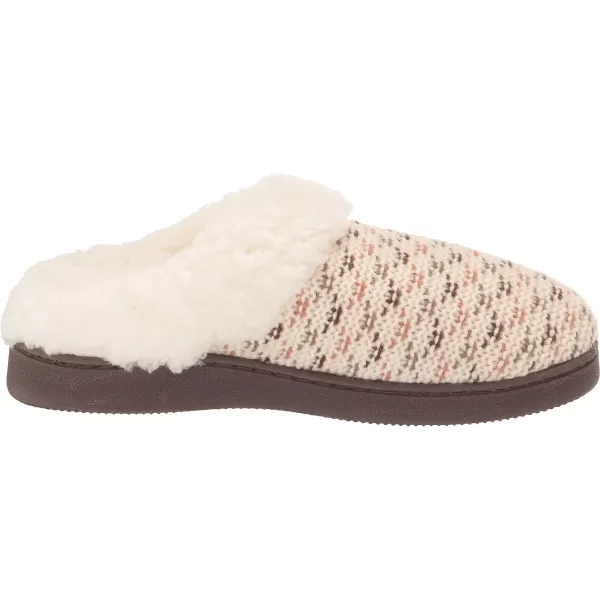 MUK LUKS Womens Suzanne Clog SlippersIvory Dash