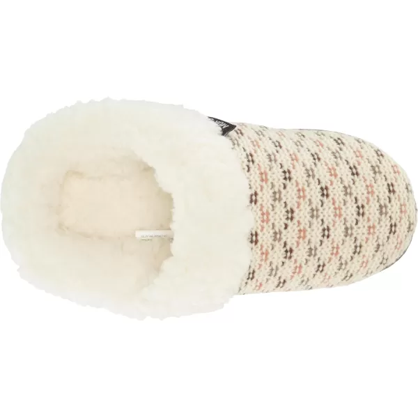 MUK LUKS Womens Suzanne Clog SlippersIvory Dash