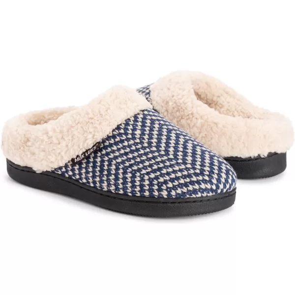 MUK LUKS Womens Suzanne Clog SlippersLiberty Blue