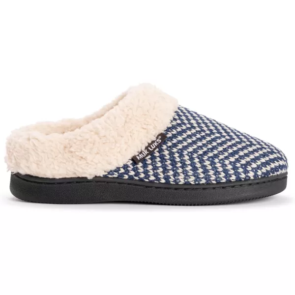 MUK LUKS Womens Suzanne Clog SlippersLiberty Blue