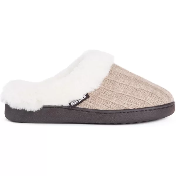 MUK LUKS Womens Suzanne Clog SlippersMocha Mousse