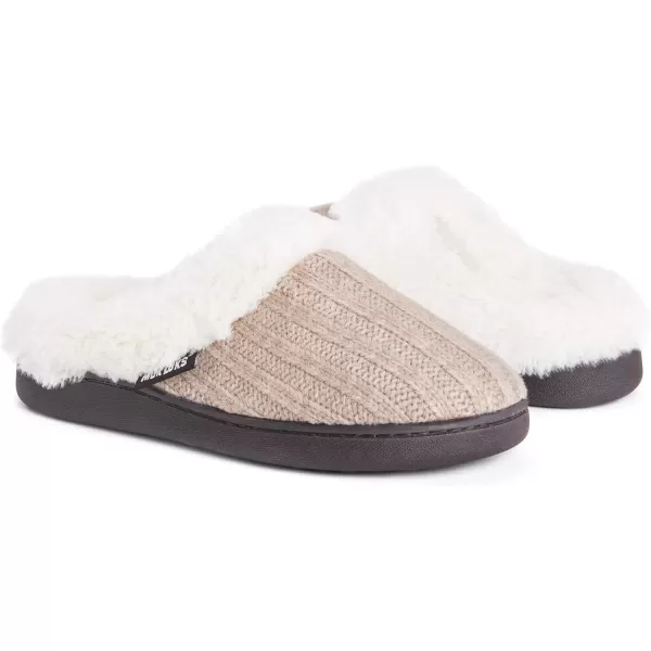 MUK LUKS Womens Suzanne Clog SlippersMocha Mousse