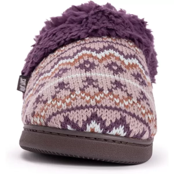 MUK LUKS Womens Suzanne Clog SlippersViolet