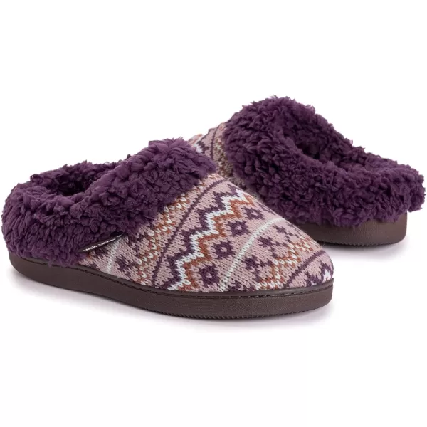 MUK LUKS Womens Suzanne Clog SlippersViolet