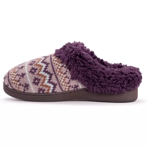 MUK LUKS Womens Suzanne Clog SlippersViolet