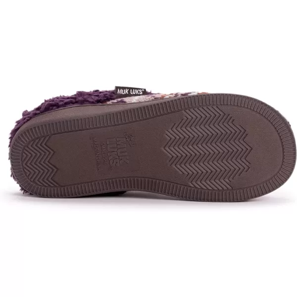 MUK LUKS Womens Suzanne Clog SlippersViolet