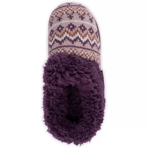 MUK LUKS Womens Suzanne Clog SlippersViolet