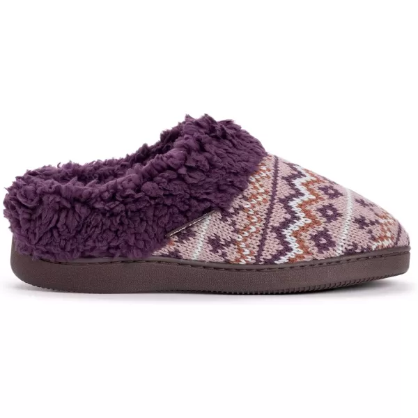 MUK LUKS Womens Suzanne Clog SlippersViolet