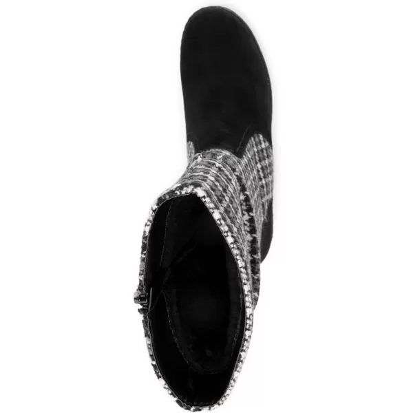 MUK LUKS Womens Vermont Stowe BootsHoundstooth Black