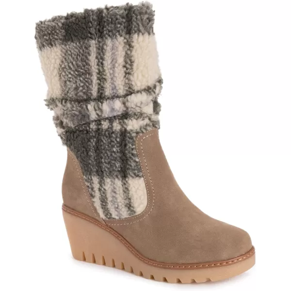 MUK LUKS Womens Vermont Stowe BootsSand