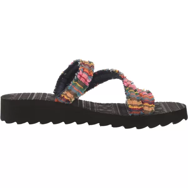 MUK LUKS Womens Wave Riptide SandalsMulti Stripe