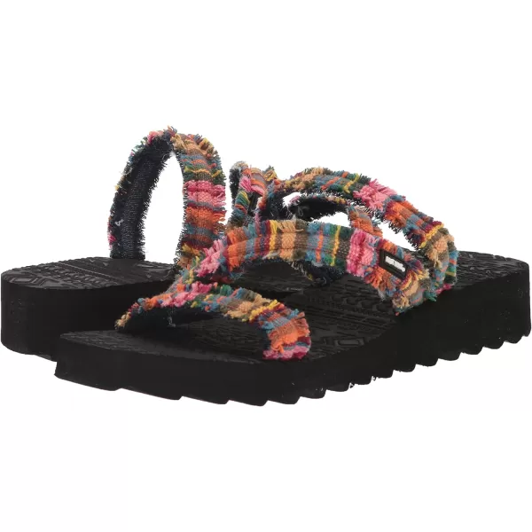 MUK LUKS Womens Wave Riptide SandalsMulti Stripe