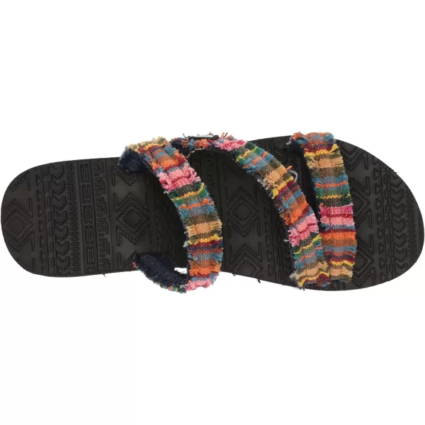 MUK LUKS Womens Wave Riptide SandalsMulti Stripe