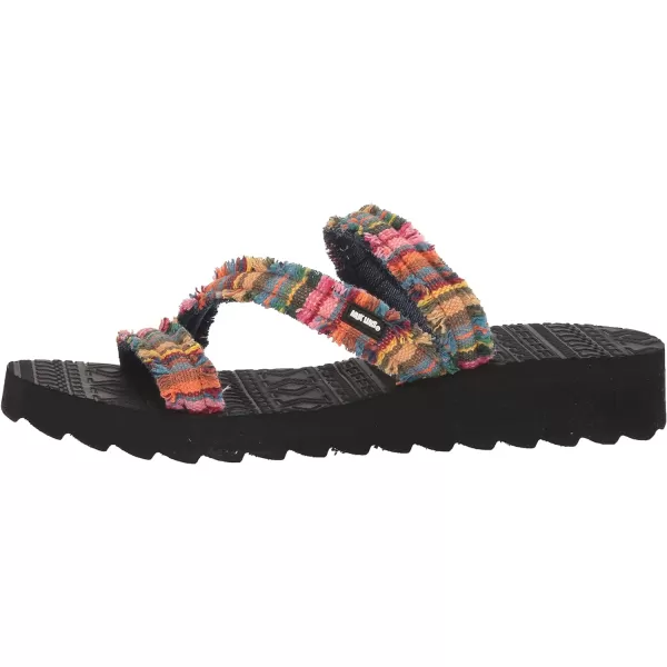 MUK LUKS Womens Wave Riptide SandalsMulti Stripe