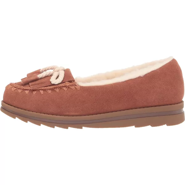 MUK LUKS Womens Ziggy Santa Monica MoccasinCognac