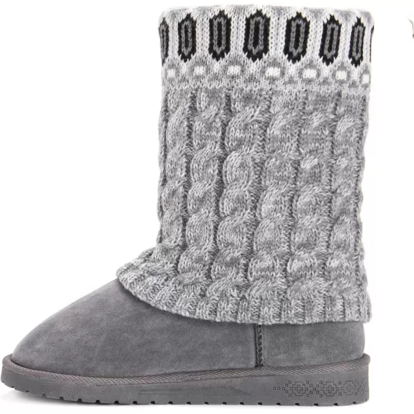 MUK LUKS womens CherylLight Grey