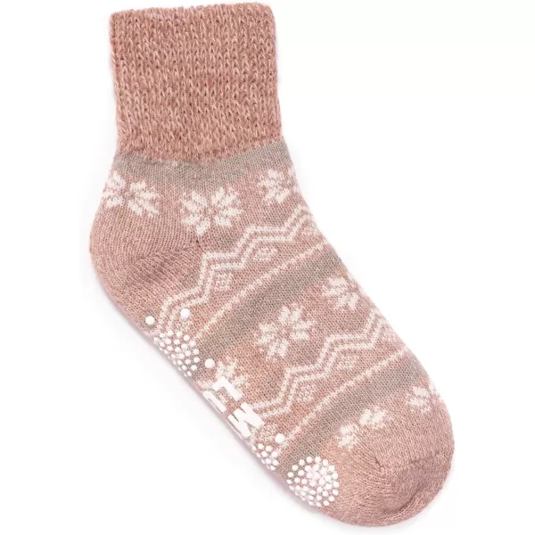 MUK LUKS womens Heat Retainers Womens Short Heat Retainer SocksCanyon Rose