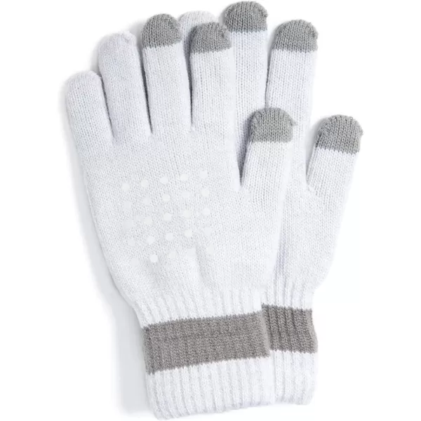 MUK LUKS womens Womens Touchscreen GlovesGhost