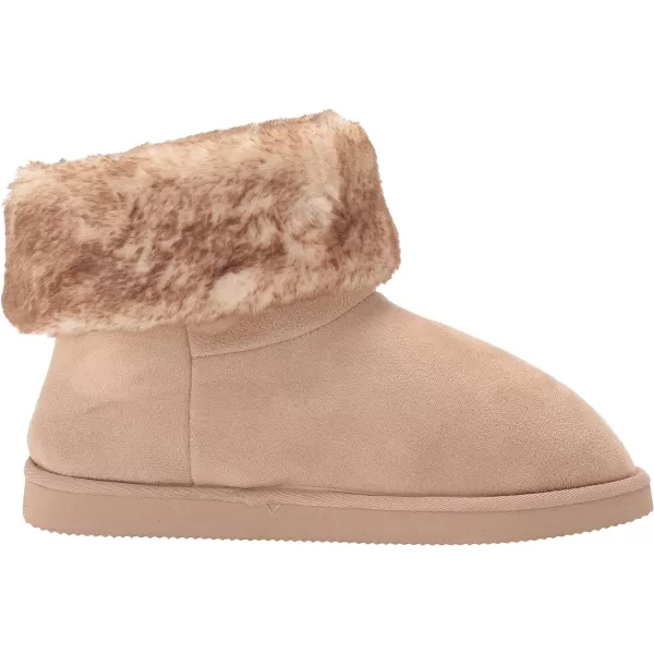 MUKLUK Womens Kathy Ireland Freesia Bootie SlipperTan